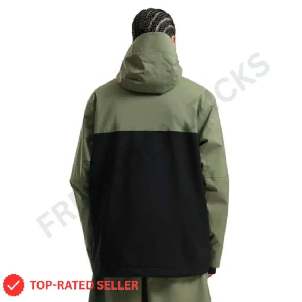 Waterproof Insulated Snowboard Jacket Ski Coat Hooded Winter Hiking Warm